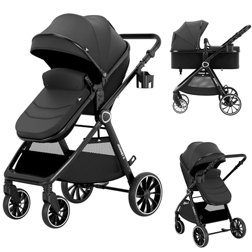 Accombe 2-in-1 Convertible Baby Stroller