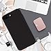 MILPROX Silicone Case, Pretty Series Liquid Silicone Gel Rubber, Shockproof Case with Microfiber Cloth Lining Cushion Compatible with iPhone 7 Plus/8 Plus - Black