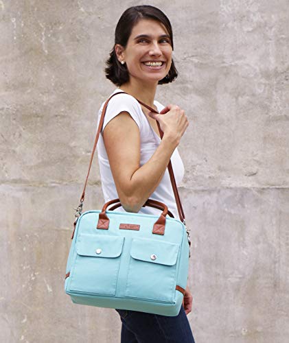 image for Fit & Fresh Margene Messenger Style Lunch Bag for Women, Insulated Tot