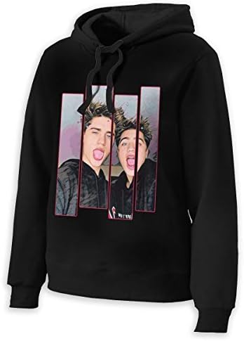 TheresaCurtis Womans Martinez Twins Music Band Long Sleeved Casual Hooded Sports Sweater