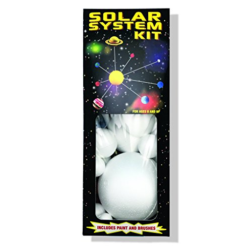 Solar system kit - with paint and brushes - 9 planet - smoothfoam