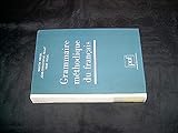 Grammaire méthodique du français (Linguistique nouvelle) (French Edition) by Martin Riegel