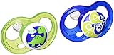 NUK Breeze 2 Piece Orthodontic Pacifier, Boy,  6-18 Months