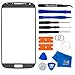 MMOBIEL Front Glass Replacement Compatible with Samsung Galaxy S4 (Black) Display Touchscreen incl Tool Kit