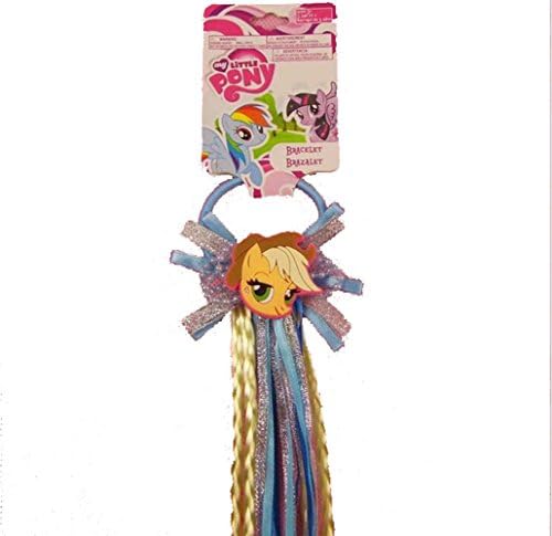 My Little Ponys Princess Braid Wig Hair Clips Children Hairpin Headdress Birthday Party Cosplay Hair Accessories Headband (blue 2)