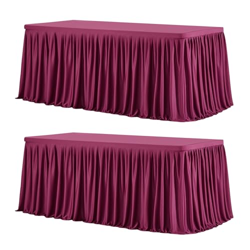 Wish Care Wine Red Rectangle Table Clothes
