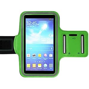 ADEL sportarmband microvezel telefoonhoes 5.5 inch compatibel met Huawei Y5 (2018) – groen