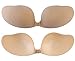 Deceny CB Invisible Bras Self Adhesive Bra Silicone Bra Push Up Strapless Bra (D, Nude)