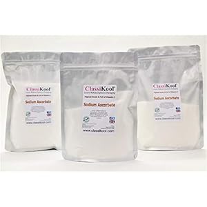 Classikool Sodium Ascorbate Nutritional Food Grade Vitamin C Powder (1kg/ 1000g)