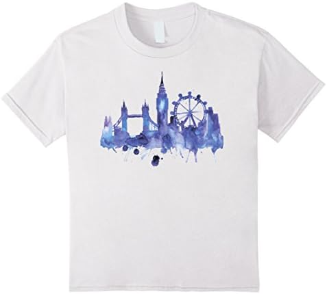 Kids London England patriotic t shirt tee for men women 12 White