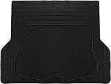Motorup America Auto Floor Mats (Trunk Cargo Liner) All Season Rubber - Fits Select Vehicles Car Truck Van SUV, Black