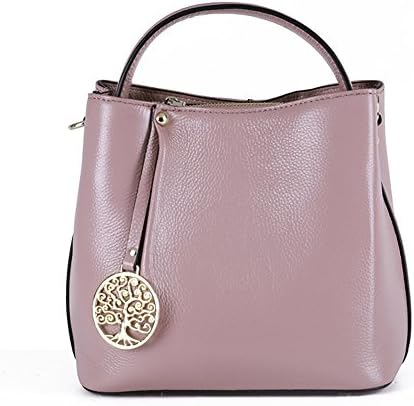 All The Way Forward Women’s Handbag, Genuine Leather, Shoulder Bag, Leather, Commuting Bag, Handbag, Tote Bag, Popular, 2-Way, Simple, Lightweight, Large Capacity, European Style, Available in 5 Colors
