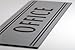 JP Signs - Office Sign – 9 X 3 Inch (Silver/Black) Engraved Premium Design Office Signage Essentials – Communicates Professionalism – for Large or Small Offices – Not a Sticker,