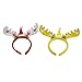 XONOR (Pack of 6) Women Girls Kids Christmas Deer Antlers Costume Ear Party Hair Head Band Prop for Children, Kids