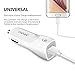 noot products Car Charger for LG K30/V10/G4/G3/G2/Q6/X Power2/Stylo 3 Plus/K20/K8/K7/K4/K3/K10/Nexus 5-36W Dual Port Quick Charge Adapter with 6FT Micro USB Charging Cable Cord