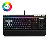 HyperX Alloy Elite RGB - Mechanical Gaming Keyboard - Software-Controlled Light & Macro Customization - Wrist Rest - Media Controls - Linear & Quiet - Cherry MX Red - RGB LED Backlit (HX-KB2RD2-US/R1)