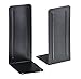 Acrimet Jumbo Premium Bookends 9' (Black Color) (1 Pair Pack)