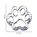 4 inch Large Dog Paw Cookie Cutter – Stainless Steel