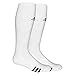 adidas Rivalry Soccer Men and Women, Workout Socks-Over The Calf, White/Black, S