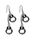 Double Handcuff Dangle Earrings