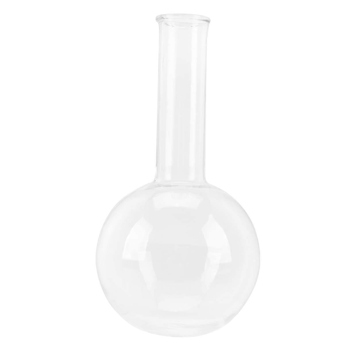 Balacoo Lab Boiling Flasks Round Bottom Boiling Flask Glass Flask Experiment Flask Single Neck Flasks Round-bottom Reaction Flask 250ml (Clear)