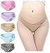 PIDAY Women's Under The Bump Cotton Maternity Hipsters Panties Multi Pack