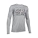 Under Armour Boys' Here for The Win Long Sleeve, True Gray Heather (025)/Cardinal, Youth Small