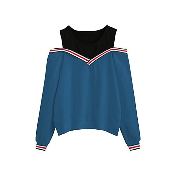 Forthery Women's Christmas Casual Off-Shoulder Shirts Long Sleeve Pullover Tops
