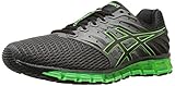 ASICS Men's Gel-Quantum 180 2 running Shoe, Carbon/Black/Green Gecko, 10 M US