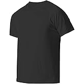 HYCOPROT Men’s Quick Dry Workout T Shirts Moisture Wicking Short Sleeve Athletic Loose Fit Tee Tops for Gym Running Casual