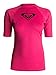 Roxy Women's Whole Hearted Short Sleeve Rash Guard, Cherry, Medium
