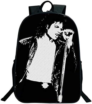SJYMKYC Michael Jackson Bad Backpack Charging Backpack Men and Women Backpack Travel Backpack Computer Backpack