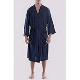 Amazon Essentials Mens Lightweight Waffle Bathrobe (Available in Big
Tall)