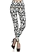 Leggings Depot Ultra Soft Women's Popular Best Printed Fashion Leggings Collection2 (Classic Skull)