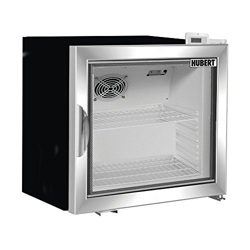 HUBERT Countertop Refrigerator Cold Drink Merchandiser 2.4 cu ft Black - 22 13/32 L x 21