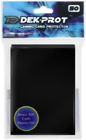 YuGiOh D Dek Prot Flat Gaming Card Sleeves Midnight Black 50 Count