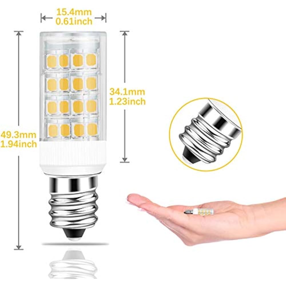 2Pack 4W LED Replacement Light Bulb For Cosmetic Vanity Makeup Mirror