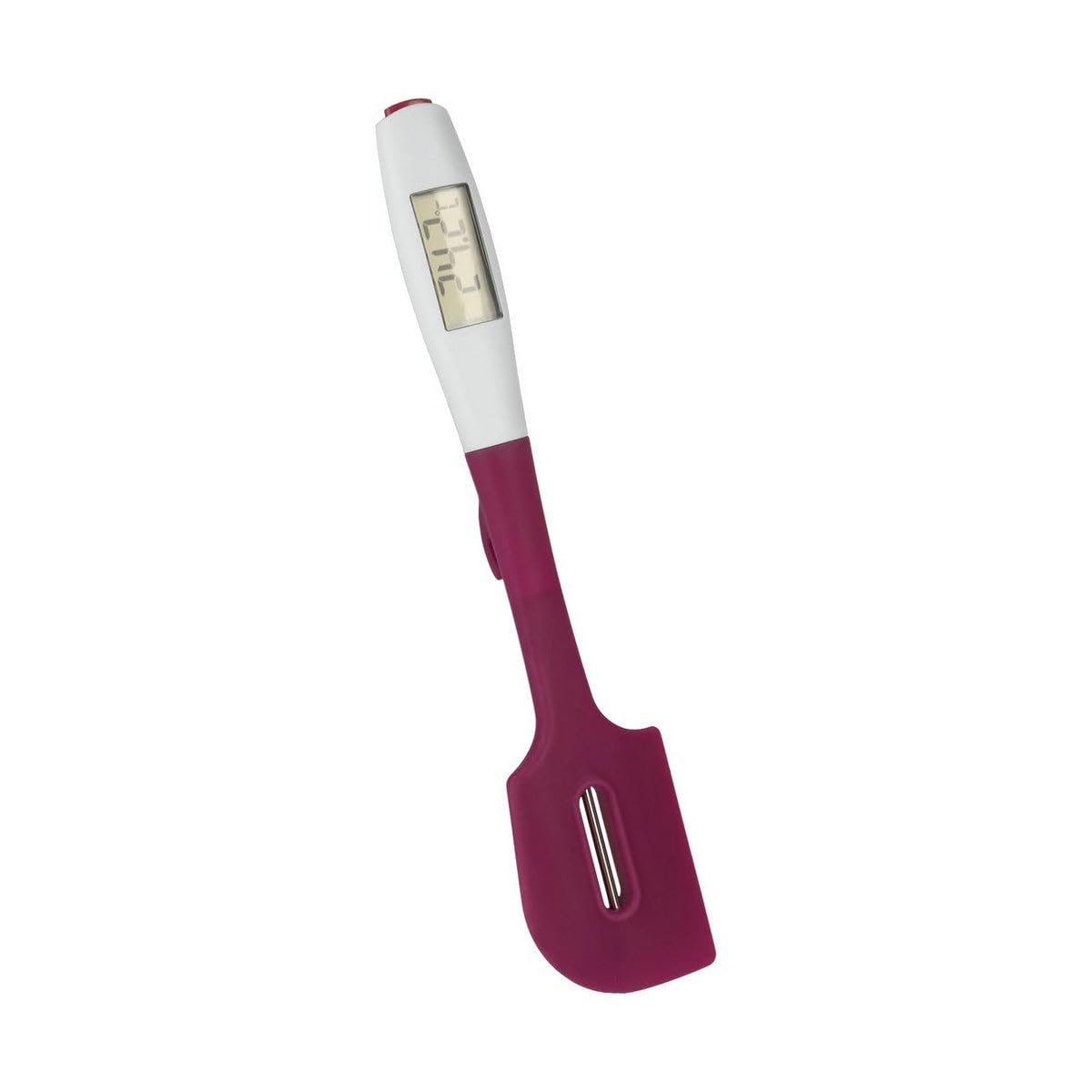 Metaltex Silicone Spatula with Digital Thermometer, Silicone, White, 22.8 x 12.4 x 3.8 cm, 2 Units