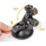 [Y's COMPANY] 高品質 車載 カメラ ドライブレコーダー ショート マウント ホルダー ワンタッチ で 脱着可能！ HD-VC720PB FHD-VC1080PB RDV-DRSD1用オプション