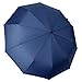 Padwa Lifestyle Automatic Umbrella Travel Umbrella Auto Open / Close Strong Waterproof and 55MPH Windproof for Men Women Kids (Dark Blue)…