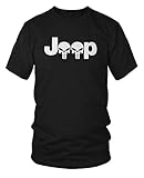 Jeep Logo With Punisher Skull Symbol Hardcore Offroad T-Shirt