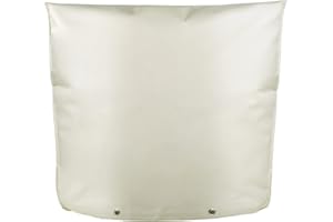 RZMAYIS Backflow Preventers Protection 30”W x 26”H Backflow Winter Cover Insulated Cover Pouch for Winter Pipe Freeze Protection,Water Sprinkler Valve Box and Controller (24Wx24H, White)