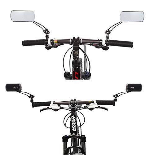 EYYIDATONG Bike Mirrors，1 Pair Rearview Bike Mirrors Aluminum Convex
