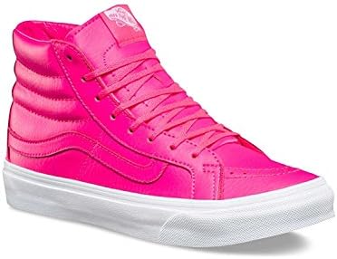 neon high top vans