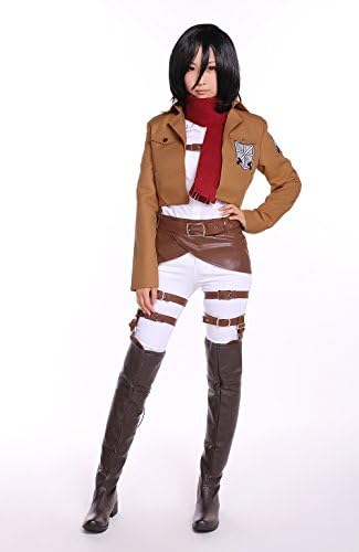 COSROOM Attack on Titan Trainning corps Mikasa Ackerman Cosplay Costume