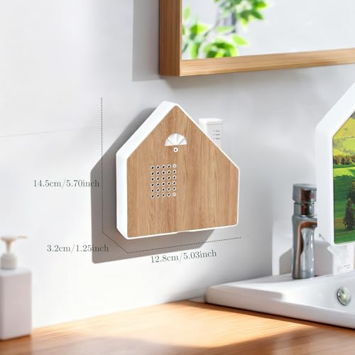 Sounds of Nature Box, Bird Singing Bird Box with Sensor, Night Light, 8 Sounds, 3 Minutes, Natural Sounds for Relaxation and Tranquility (0-115dB)(A)