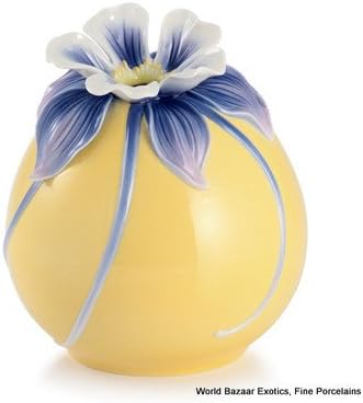 FZ03005 Columbine design small vase Franz Porcelain spectacular