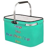 Customized Market Basket Collapsible Large Reusable