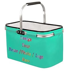 Customized Market Basket Collapsible Large Reusable