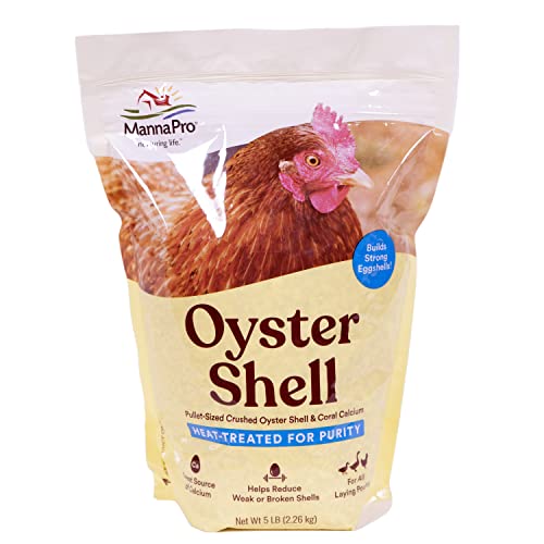 Manna Pro Crushed Oyster Shell Calcium Supplement for Laying Hens